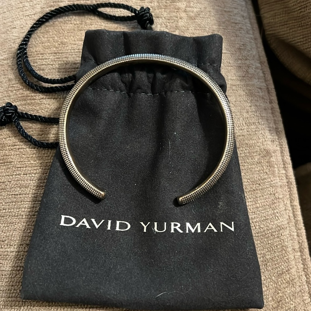 DAVID YURMAN SILVER CUFF BRACELET